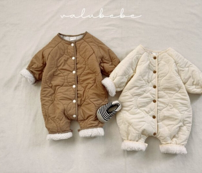 正韓冬季Babe - 絎縫連身衣 / 二色