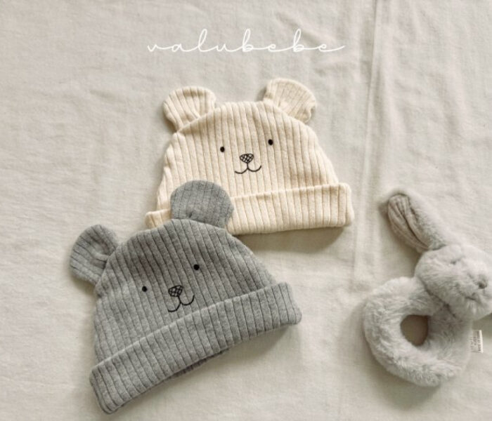 正韓冬季Babe -  熊熊帽 / 二色