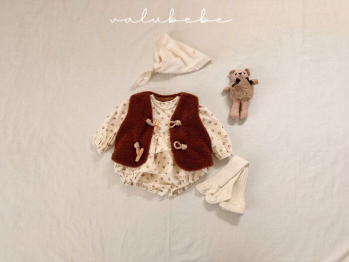 正韓冬季Babe - 毛茸茸背心 / 二色：圖片 4