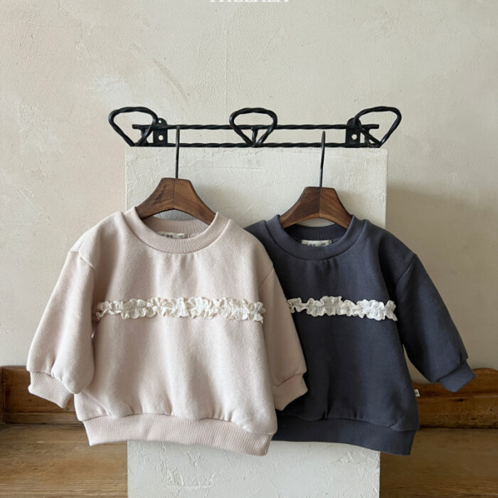 正韓冬季1~6y - 蕾絲上衣 / 二色