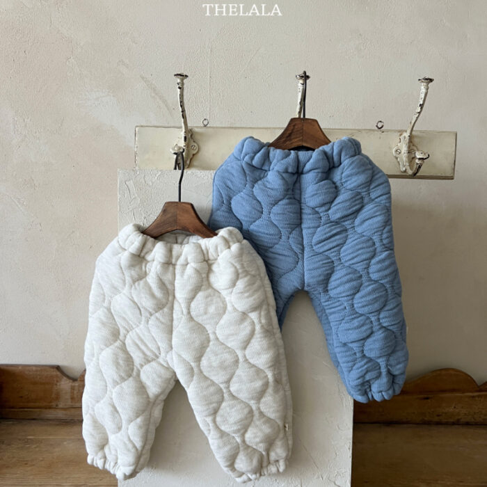 正韓冬季1~6y - 絎縫休閒褲 / 二色