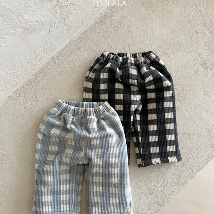 正韓冬季1~6y - 格紋褲 / 二色