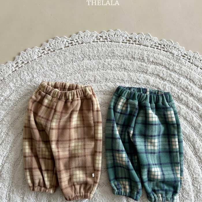 正韓冬季1~6y - 格紋休閒褲 / 二色