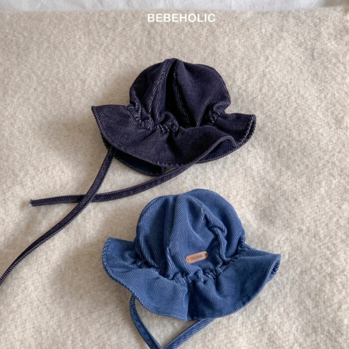 正韓冬季3~18m - 燈心絨水餃帽 / 二色