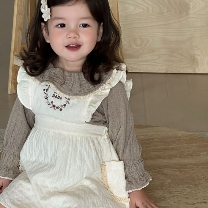 韓版秋季73~110cm - 花邊森林套裝(上衣+裙子)