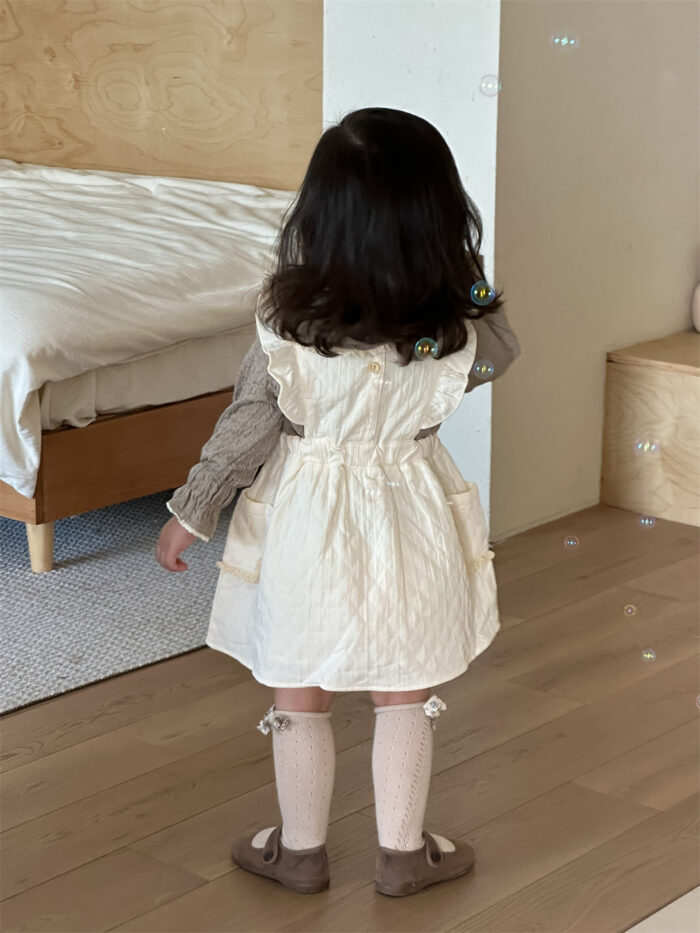 韓版秋季73~110cm - 花邊森林套裝(上衣+裙子)：圖片 4