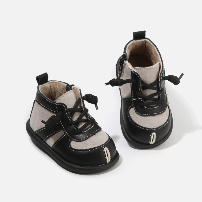 12.5~16.5cm - 撞色雪地靴防滑 / 三色