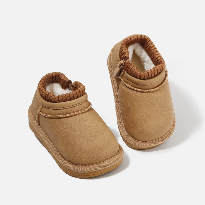 12~19cm - 加絨保暖防滑軟底鞋 / 三色