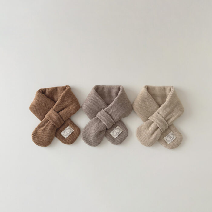 冬季圍巾 - 百搭素色交叉圍巾 / 10色