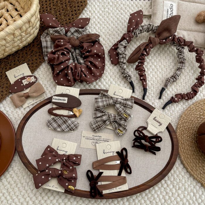 冬日咖色手工髮飾 / 10款