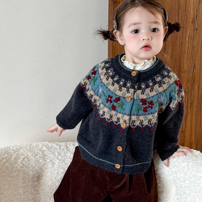 韓版冬季73~120cm - 超好看針織衫 / 燈心絨短褲