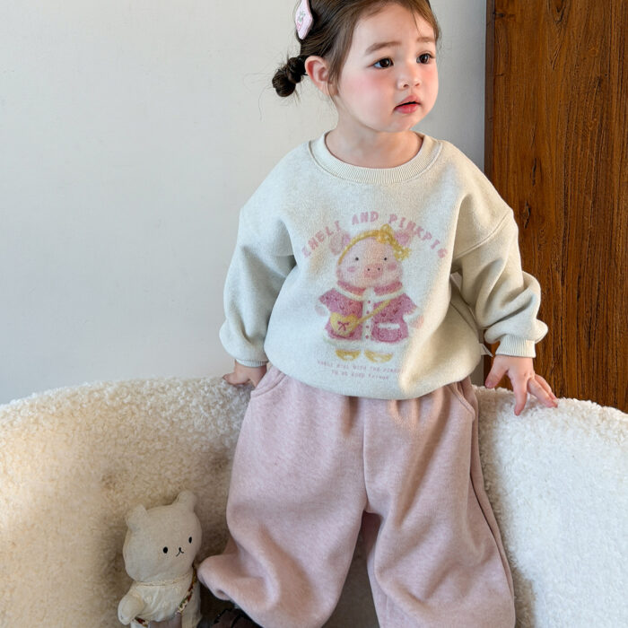 韓版冬季73~130cm - 可愛小豬上衣 / 褲子