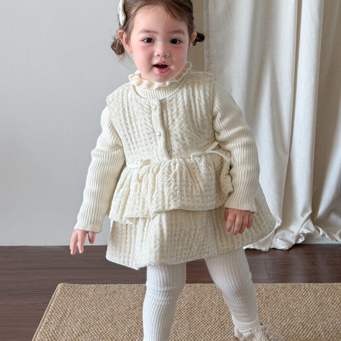 韓版冬季73~100cm - 超好看奶油蛋糕裙 / 打底衣