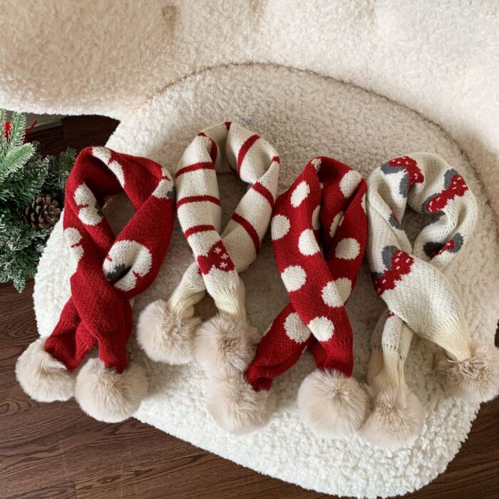 保暖撞色圍巾 / 四款