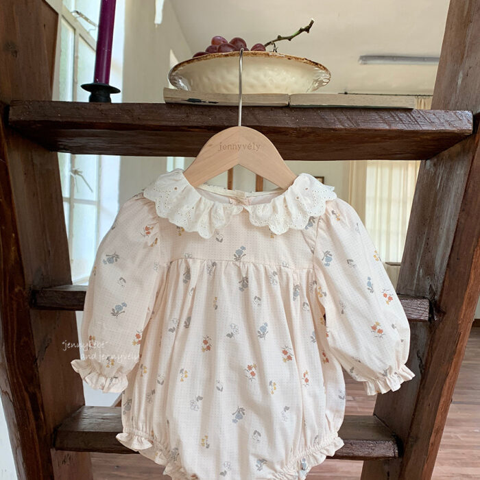 韓版秋季66~90cm - 甜美碎花包屁衣