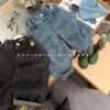 韓版夏季80~130cm - 百搭牛仔褲 / 二色：圖片 3