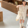 韓版夏季80~130cm - 荷葉領連身褲 / 二色：圖片 3