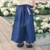 凹豆夏季100~150cm - 輕薄透氣寬褲 / 三色：圖片 3