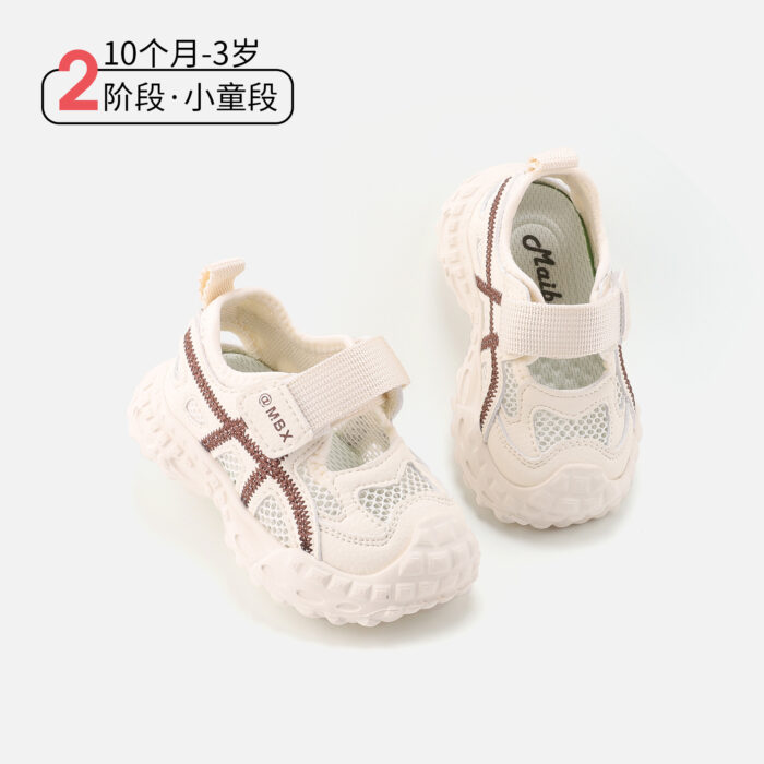 12.5~16cm - 網面透氣軟底防滑運動涼鞋 / 三色