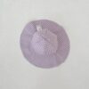 韓版夏季66~100cm - 紫色格紋包屁裙 / 帽子：圖片 6