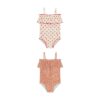 韓版泳裝80~130cm - 肩帶連身泳衣含帽子 / 二色：圖片 5