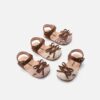 12.5~16.5cm - 碎花蝴蝶結公主涼鞋 / 三色：圖片 2