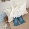 韓版夏季73~120cm - 甜美荷葉上衣 / 二色：圖片 2