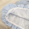 韓版夏季73~120cm - 線條蝴蝶結洋裝：圖片 3