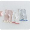 荷葉邊打底褲 / 三色(73~100cm)：圖片 14