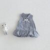 橫條襯衫氣球裙(73~100cm)：圖片 2