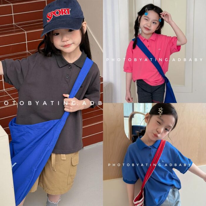 素色百搭polo上衣 / 三色(80~130cm)