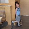 線條休閒短褲 / 二色(80~130cm)：圖片 11