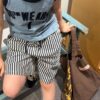 線條休閒短褲 / 二色(80~130cm)：圖片 12