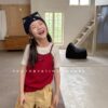 撞色背心 / 三色(80~130cm)：圖片 2