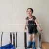 吊帶褲短褲 / 二色(80~130cm)：圖片 2