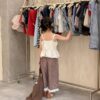 細肩荷葉上衣 / 二色(80~130cm)：圖片 3