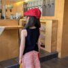英文印花背心 / 二色(80~130cm)：圖片 4