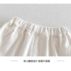 格紋蕾絲上衣 / 白色褲 (73~100cm)：圖片 7