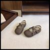12.5~16.5cm - 鏤空瑪麗珍公主涼鞋 / 二色：圖片 8