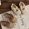 12.5~18cm - 蝴蝶結網鞋 / 二色：圖片 3