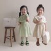 格紋洋裝 / 二色 (73~100cm)：圖片 2