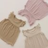 素色木耳邊居家服睡衣 / 四色 (73~100cm)：圖片 4