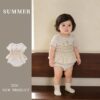 碎花兩件式包屁衣 (73~100cm)：圖片 2