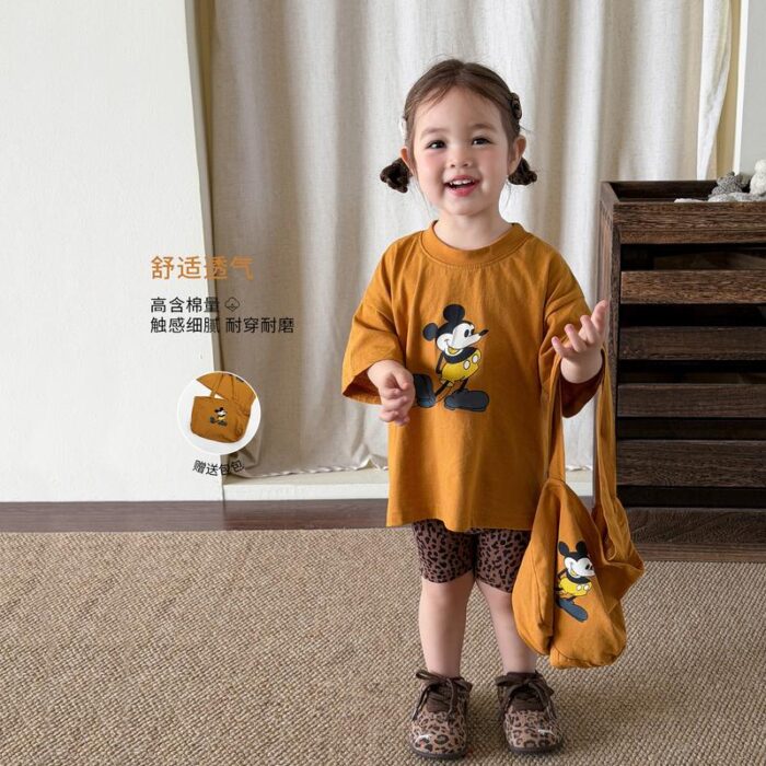 米奇上衣 / 豹紋打底褲 (73~130cm)
