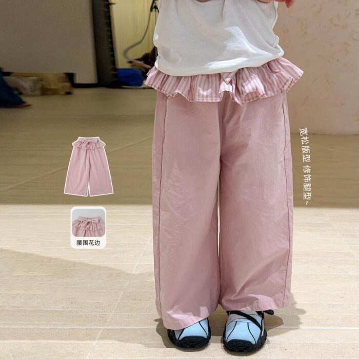 花邊直筒褲 (80~140cm)