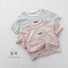 百搭簡約橫條上衣 / 二色 (80~130)