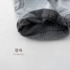 日系水洗灰吊帶褲 (80~130)：圖片 10