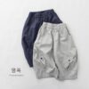 日系百搭悠閒闊腿褲 / 二色(80~130)：圖片 8