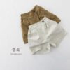 日系棉麻五分褲 / 二色 (80~130)：圖片 8