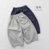 日系百搭悠閒闊腿褲 / 二色(80~130)：圖片 9